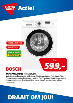 Bosch wasmachine  WGE02406NL