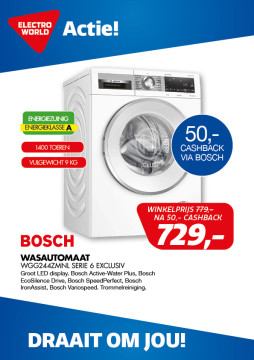 Bosch Wasautomaat WGG244ZMNL Serie 6 EXCLUSI