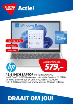 HP 15-6 inch Laptop HP 15-fd0046nd
