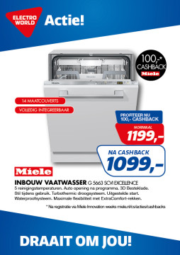 Miele Inbouw vaatwasser G 5663 SCVi Excellence