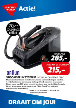 Braun Stoomstrijksysteem IS 7286 BK CARESTYLE 7 PRO