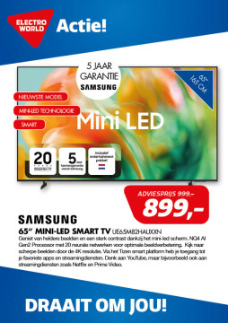 Samsung 65 inch Mini-led SMART TV UE65M82HAUXXN