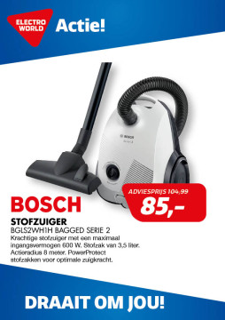 Bosch STOFZUIGER  85,-
