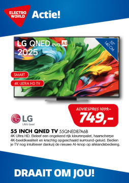 LG 55 inch QNED TV 55QNED87A6B