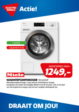 Miele Warmtepompdroger TEC655WP