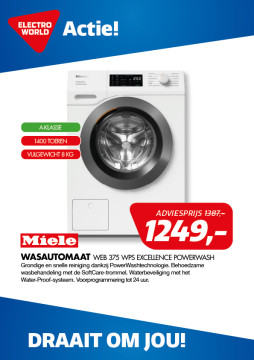 Miele Wasautomaat WEB 375 WPS Excellence PowerWash
