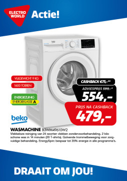 Beko Wasmachine B3WM49610W2