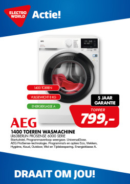 AEG wasmachine LR63BERLIN PROSENSE 6000 SERIE