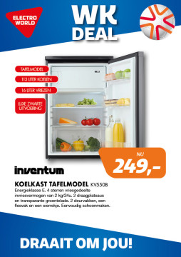 Inventum Koelkast tafelmodel KV550B