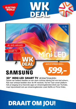 Samsung 50“ Mini-led SMART TV UE50M72HAUXXN