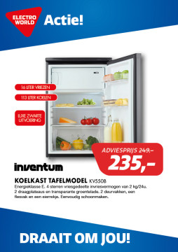 Inventum Koelkast tafelmodel KV550B