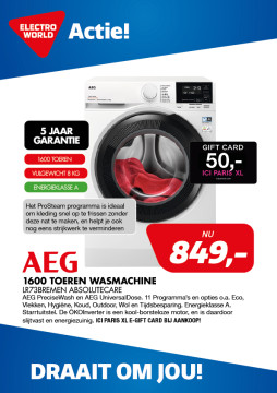 AEG Wasmachine LR73BREMEN AbsoluteCare