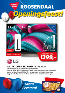 LG 55“ 4K Ultra HD OLED TV  OLED55C56