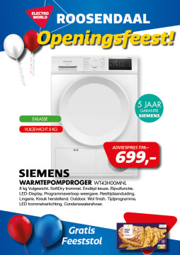 Siemens Warmtepompdroger WT43H00MNL