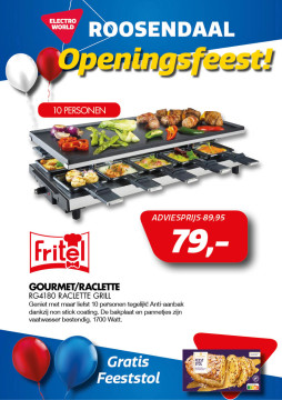 Fritel GOURMET/RACLETTE RG4180 RACLETTE GRILL